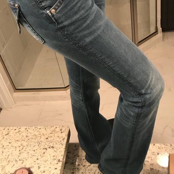 NWT HUDSON stretch bootcut Jeans from SAKS - Picture 6 of 8